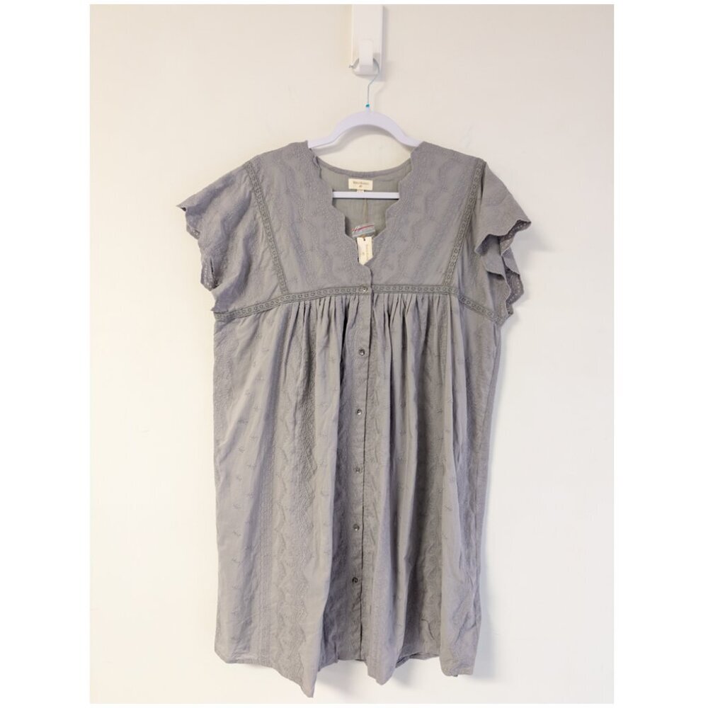 World Market Bohemian button front dress